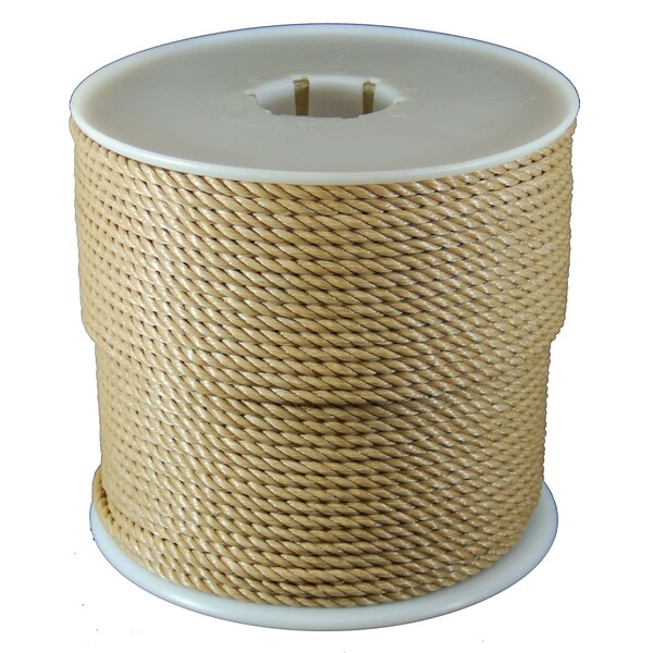 T.W. Evans Cordage Co. 5/8. x 600 ft. Brown Twisted Polypro Rope 43445 - main